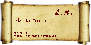 Láda Anita névjegykártya