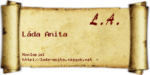 Láda Anita névjegykártya